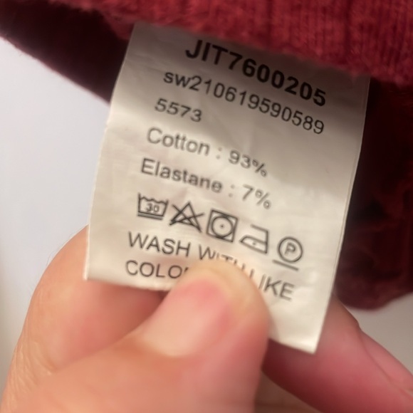 Shein Cherry Cola gilmore girls ribbed turtleneck cotton size 6 - Picture 6 of 6